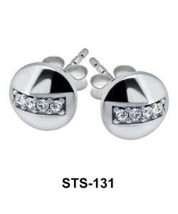 Stud Earring Minus Circle STS-131